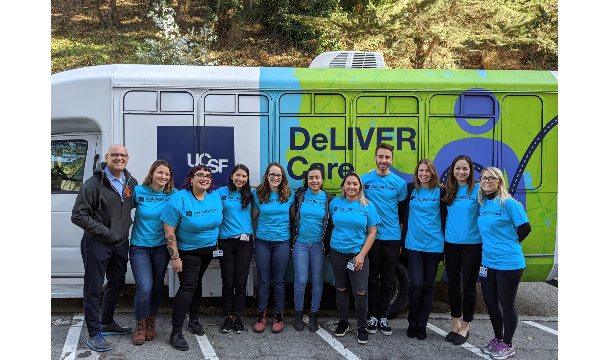 The UCSF DeLiver Care van and crew