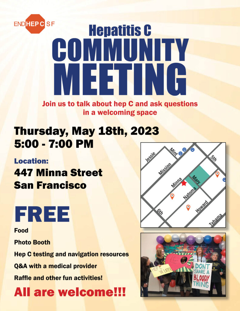 End Hep C SF Community Meeting May 18, 2023